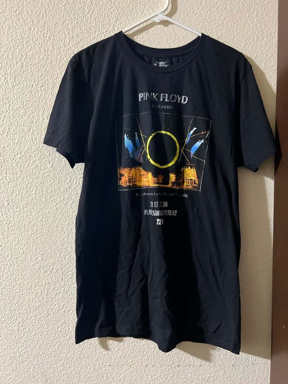 Pink Floyd A Momentary Lapse Of Reason Tour 88 Size L Black T-Shirt